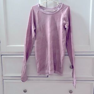 ATHLETA Momentum Seamless Heather Top SIZE xxs COLOR pink w/ camo print